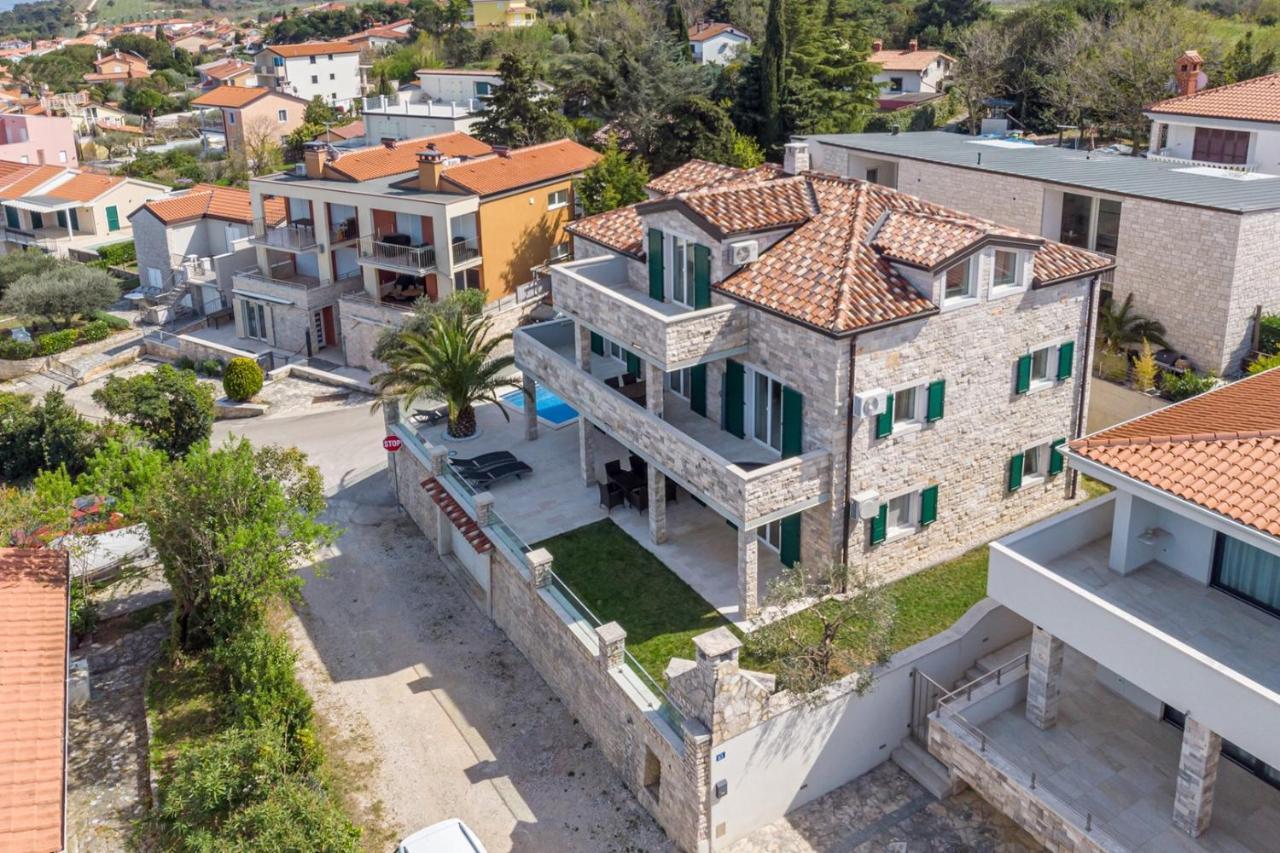 Villa Milena With Pool And Sea View Црвений Врх Екстер'єр фото
